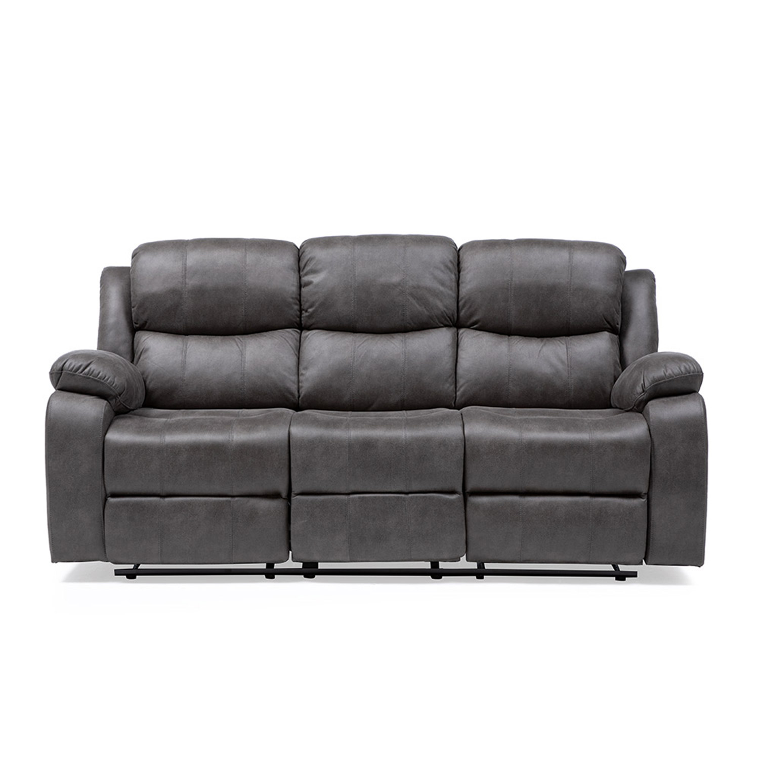 Sofa Reclinable 3 Cuerpos Isabel Color Grey - Imagen 2