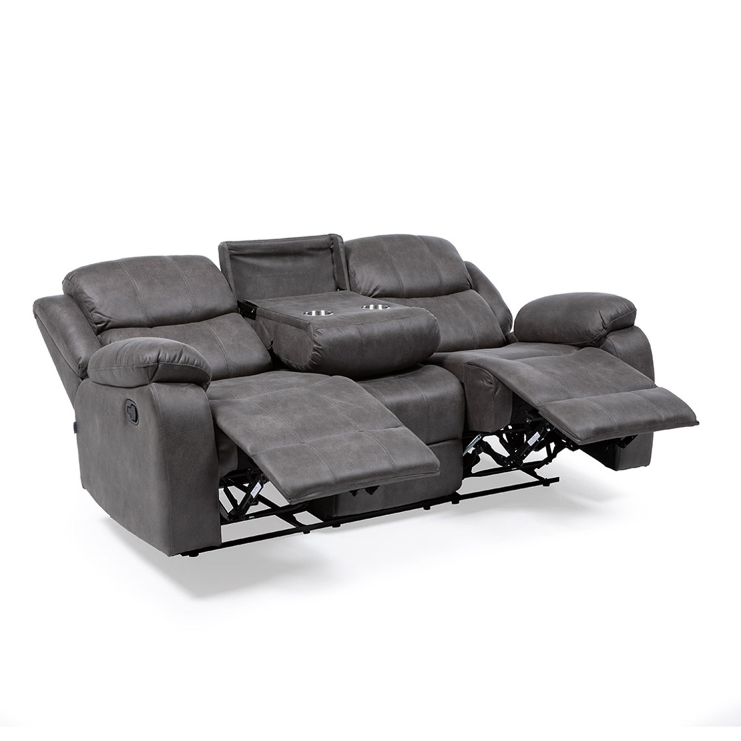 Sofa Reclinable 3 Cuerpos Isabel Color Grey - Imagen 5