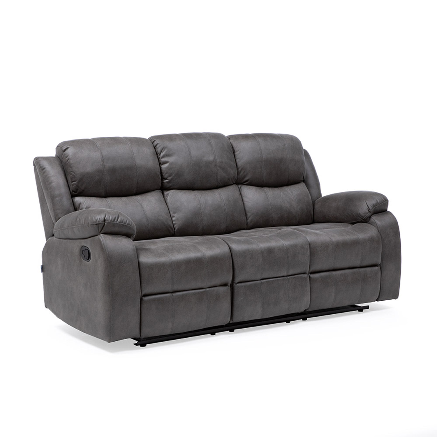 Sofa Reclinable 3 Cuerpos Isabel Color Grey - Imagen 3