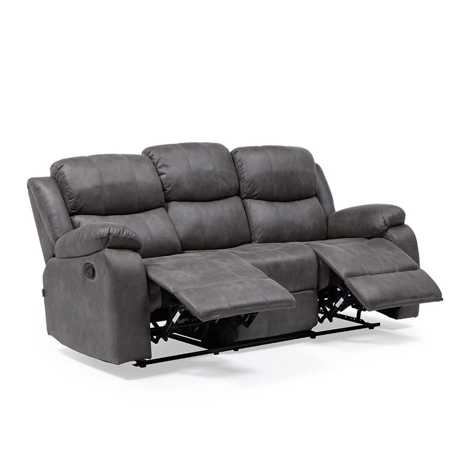 Sofa Reclinable 3 Cuerpos Isabel Color Grey - Imagen 4