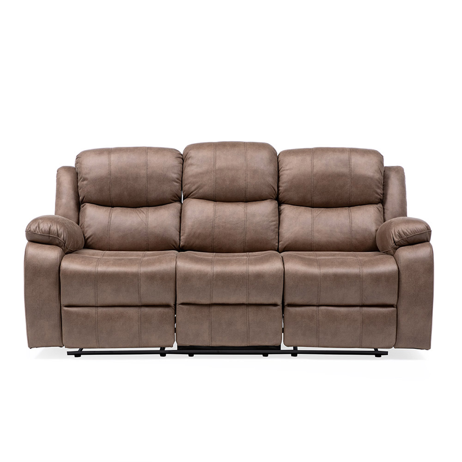 Sofa Reclinable 3 Cuerpos Isabel Color Beige - Imagen 2