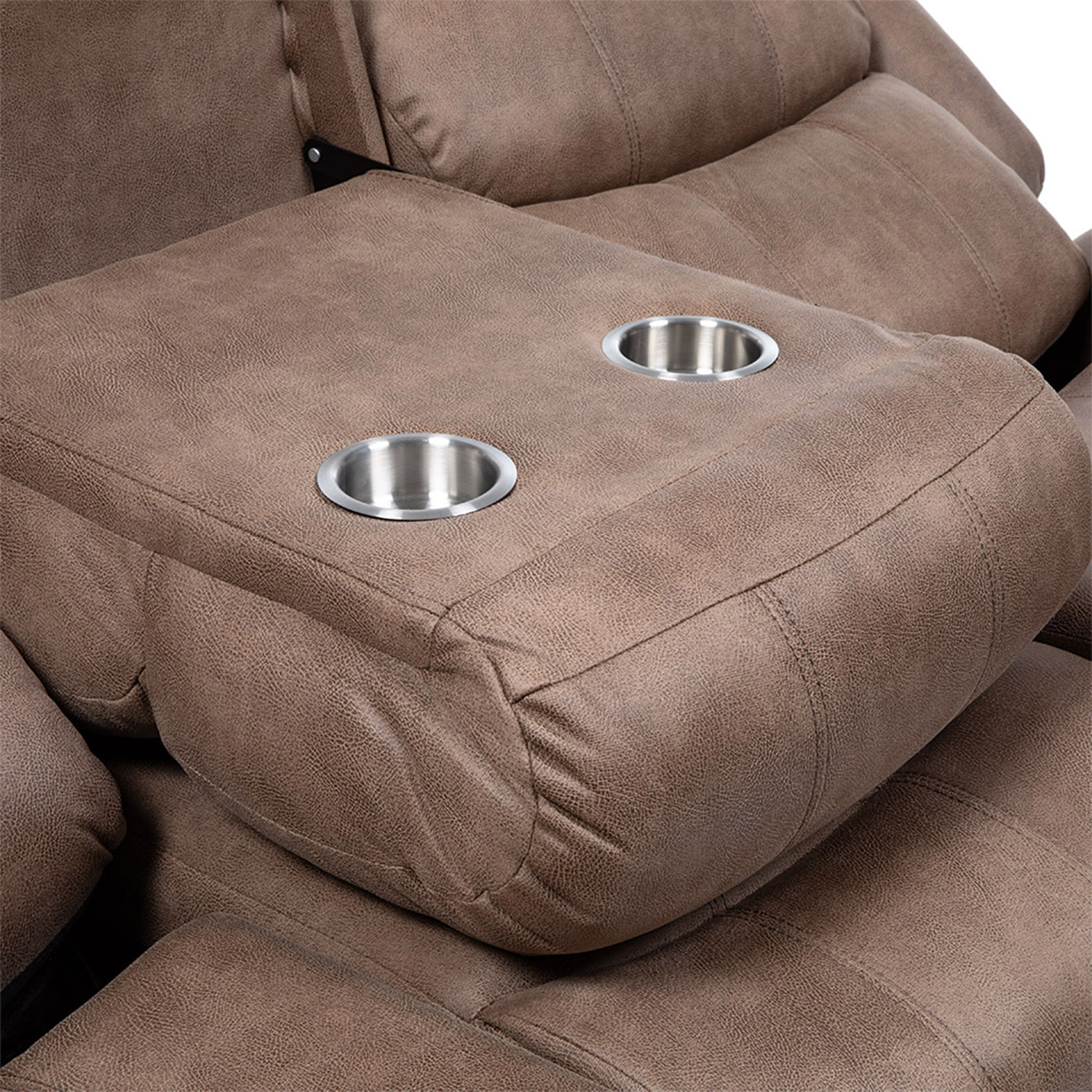 Sofa Reclinable 3 Cuerpos Isabel Color Beige - Imagen 12