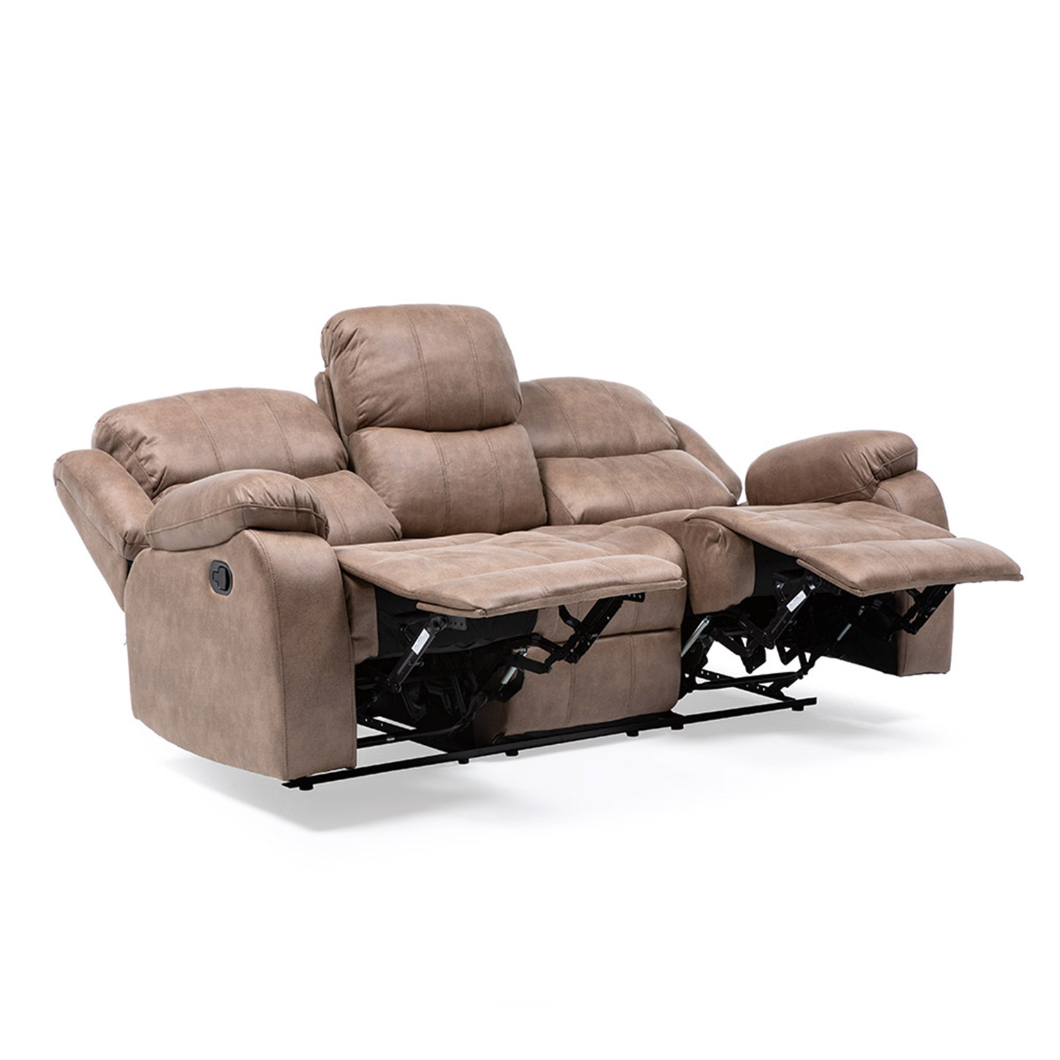 Sofa Reclinable 3 Cuerpos Isabel Color Beige - Imagen 3