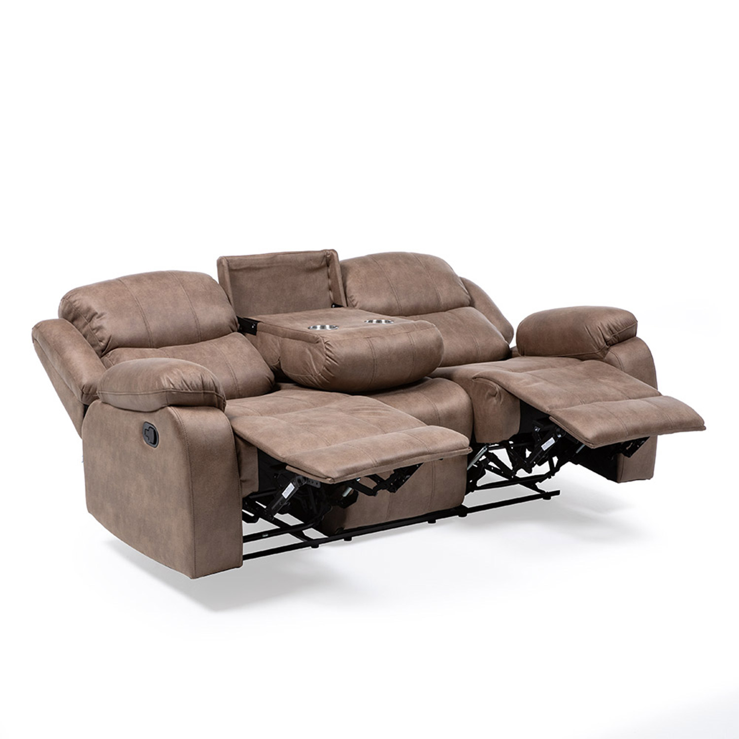 Sofa Reclinable 3 Cuerpos Isabel Color Beige - Imagen 4