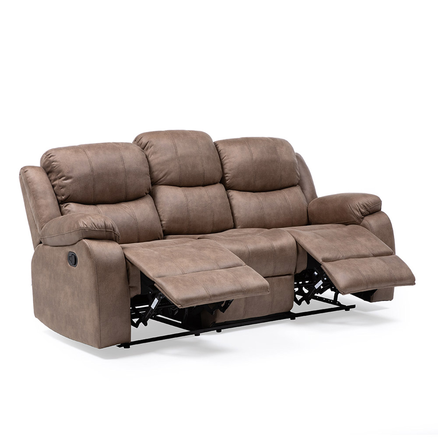 Sofa Reclinable 3 Cuerpos Isabel Color Beige - Imagen 6