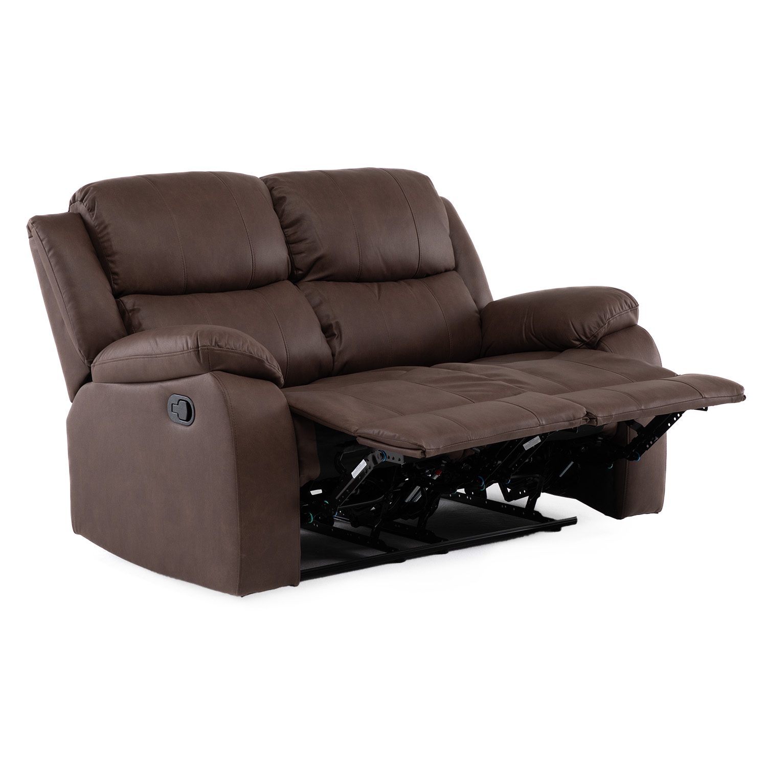 Sofa Reclinable 2 Cuerpos Isabel Color Chocolate - Imagen 4