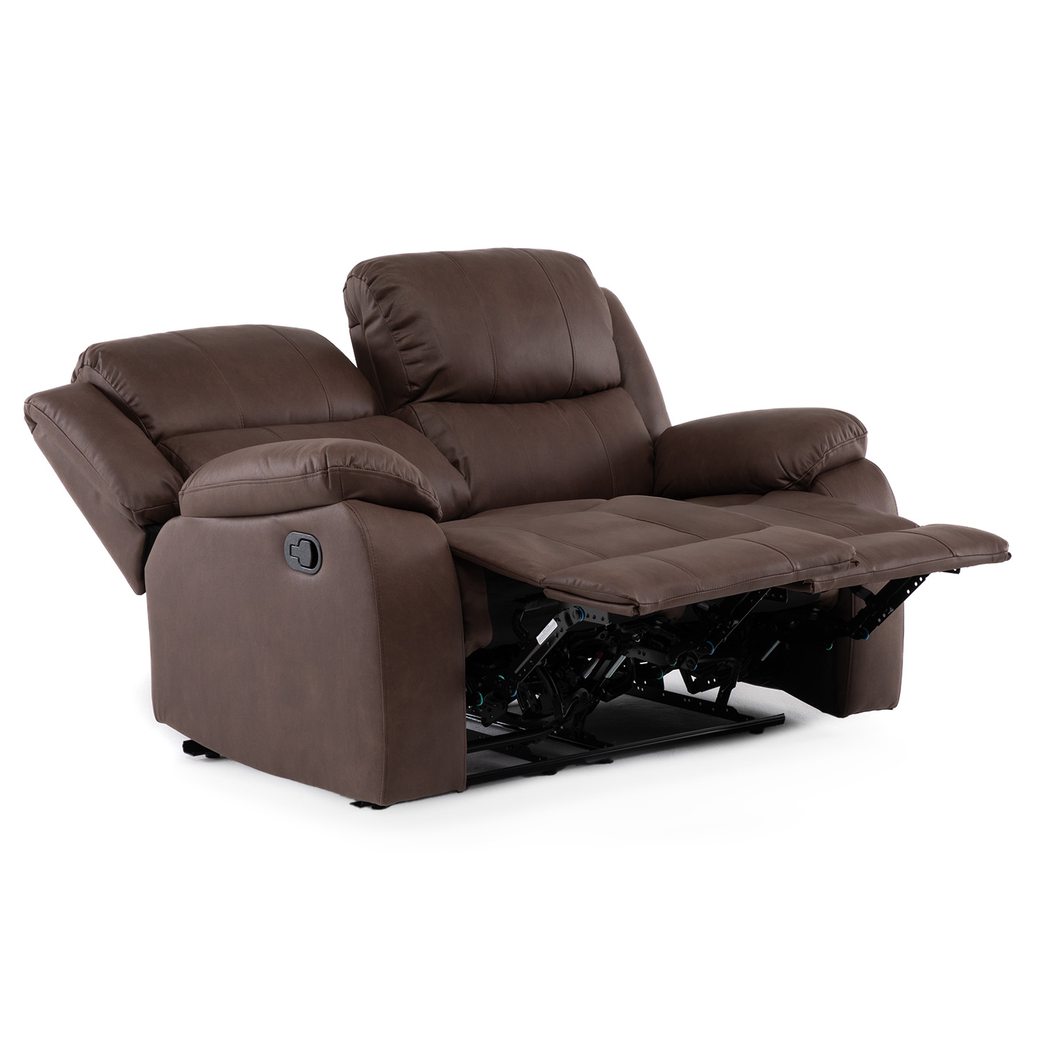 Sofa Reclinable 2 Cuerpos Isabel Color Chocolate - Imagen 5