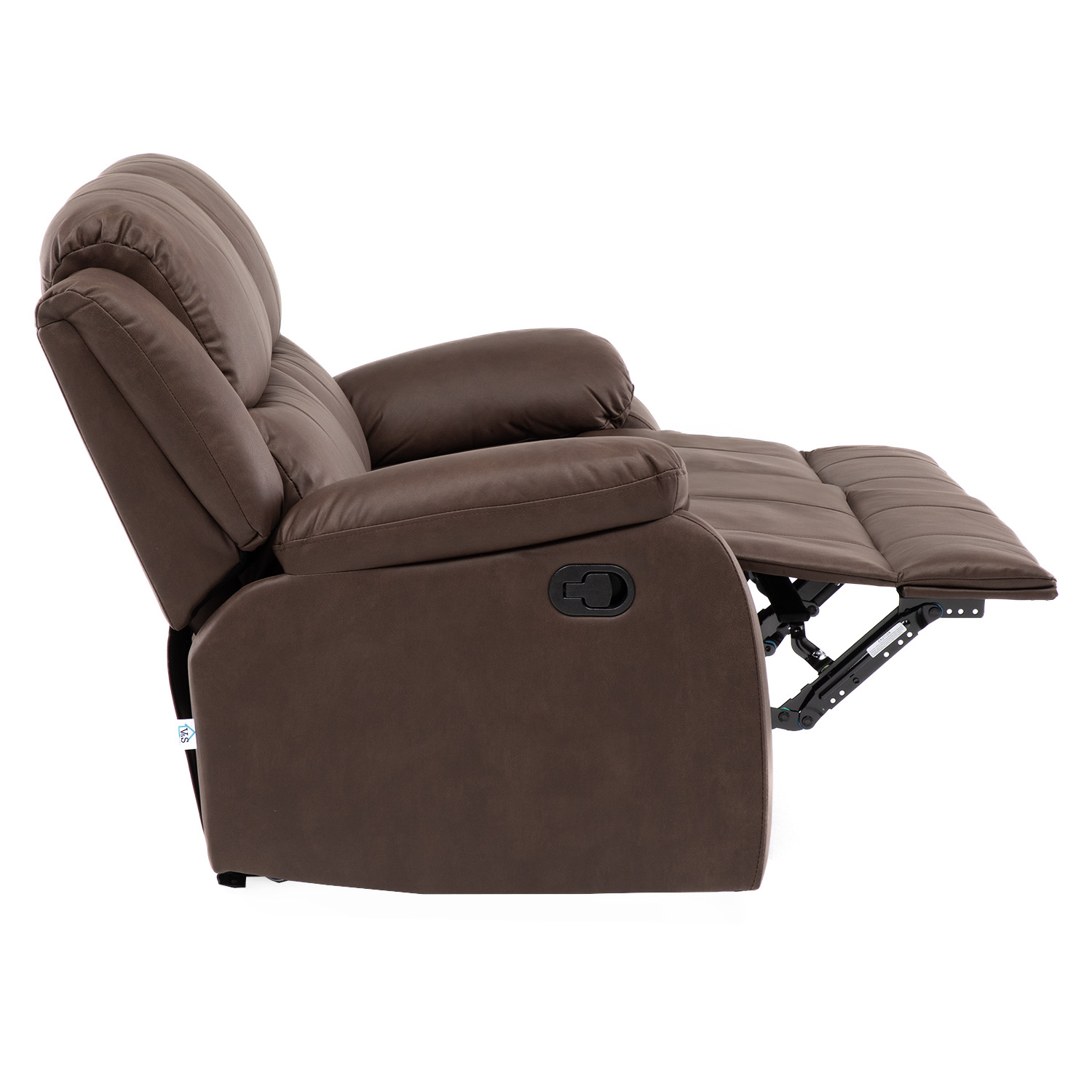 Sofa Reclinable 2 Cuerpos Isabel Color Chocolate - Imagen 8
