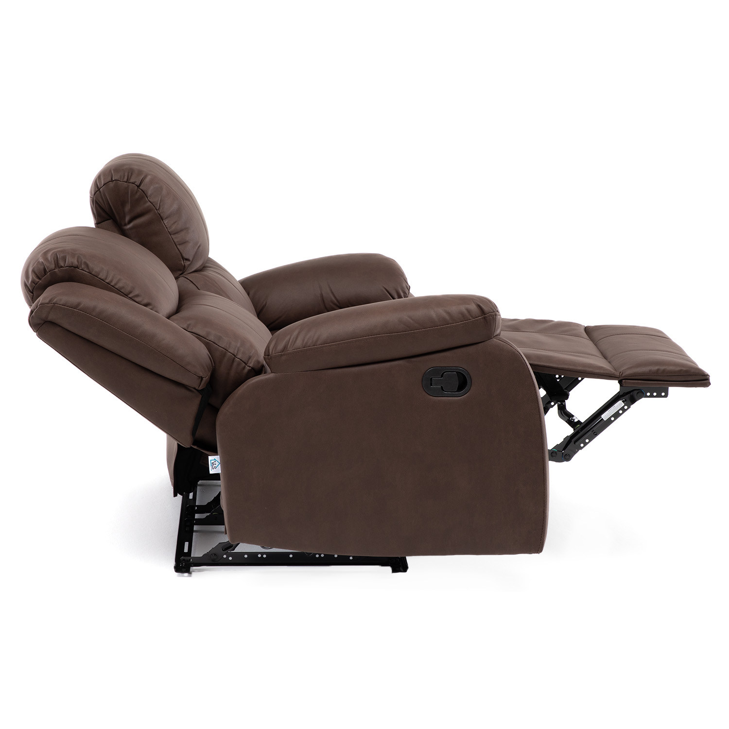 Sofa Reclinable 2 Cuerpos Isabel Color Chocolate - Imagen 9