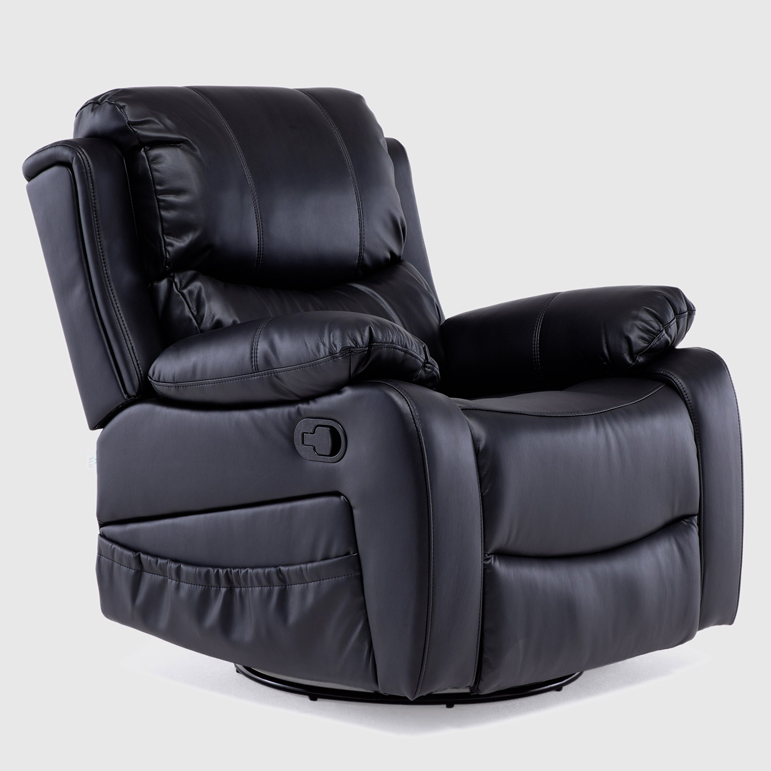 Bergere Reclinable Pro Vibromasaje/Giratorio/Mecedor Color Black - Imagen 3