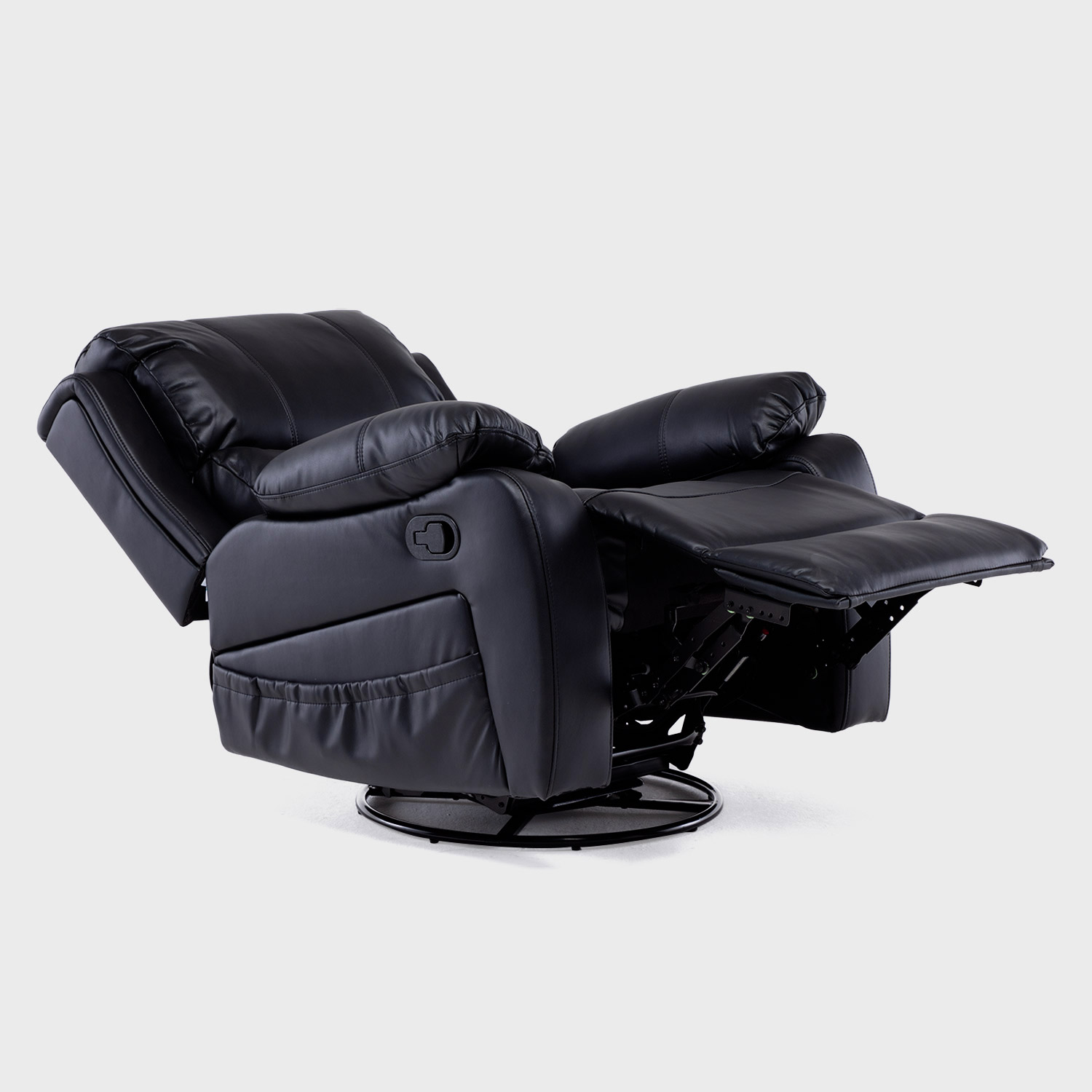 Bergere Reclinable Pro Vibromasaje/Giratorio/Mecedor Color Black - Imagen 5