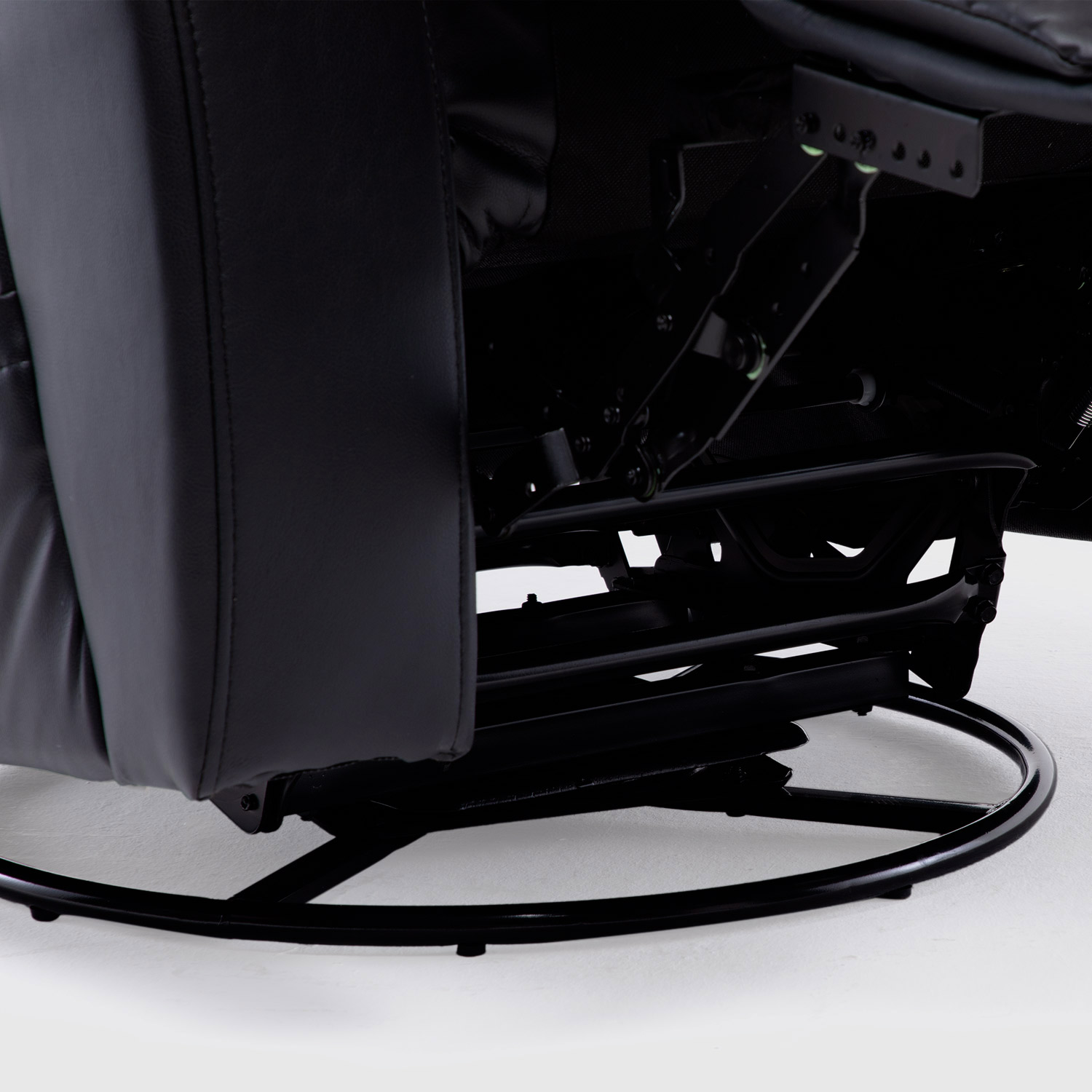 Bergere Reclinable Pro Vibromasaje/Giratorio/Mecedor Color Black - Imagen 14