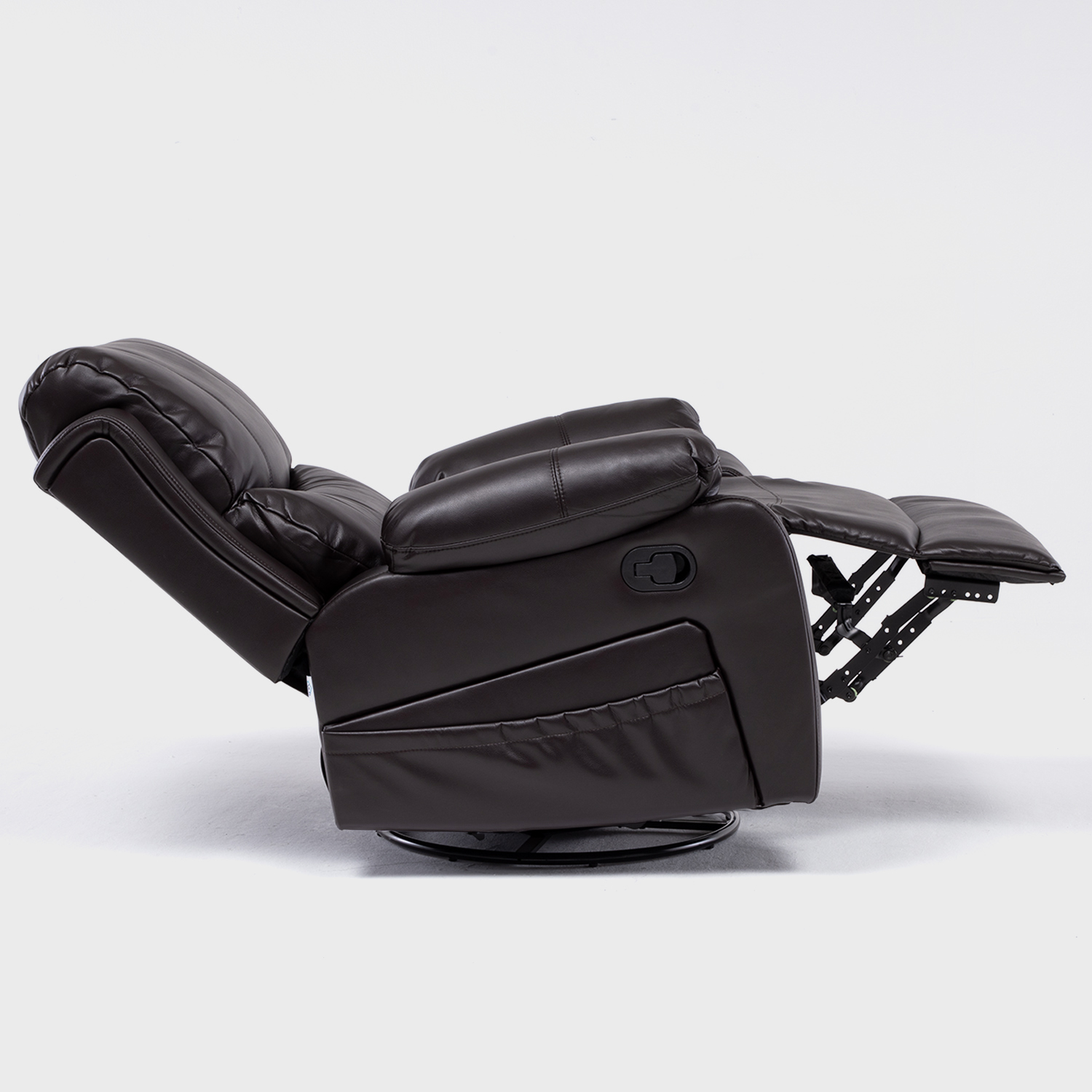 Bergere Reclinable Pro Vibromasaje/Giratorio/Mecedor Color Brown - Imagen 8