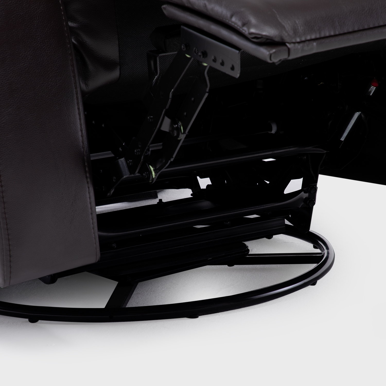 Bergere Reclinable Pro Vibromasaje/Giratorio/Mecedor Color Brown - Imagen 14