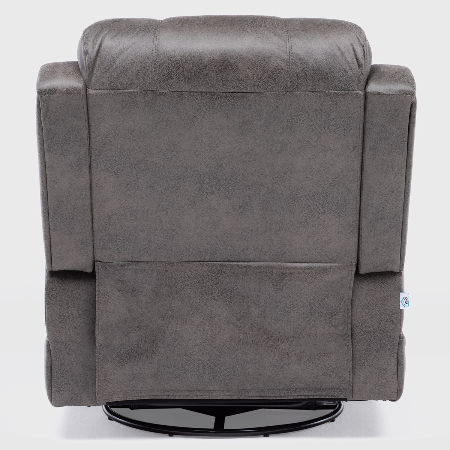 Bergere Reclinable Pro Vibromasaje/Giratorio/Mecedor Color Grey - Imagen 10