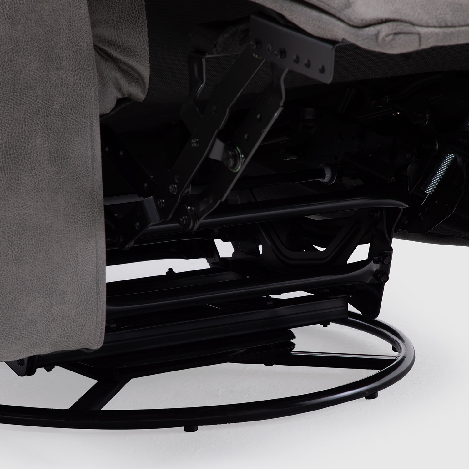 Bergere Reclinable Pro Vibromasaje/Giratorio/Mecedor Color Grey - Imagen 14