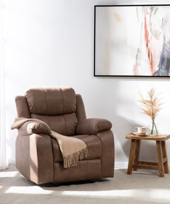 Bergere Recliner Isabel 1 Cuerpo Beige