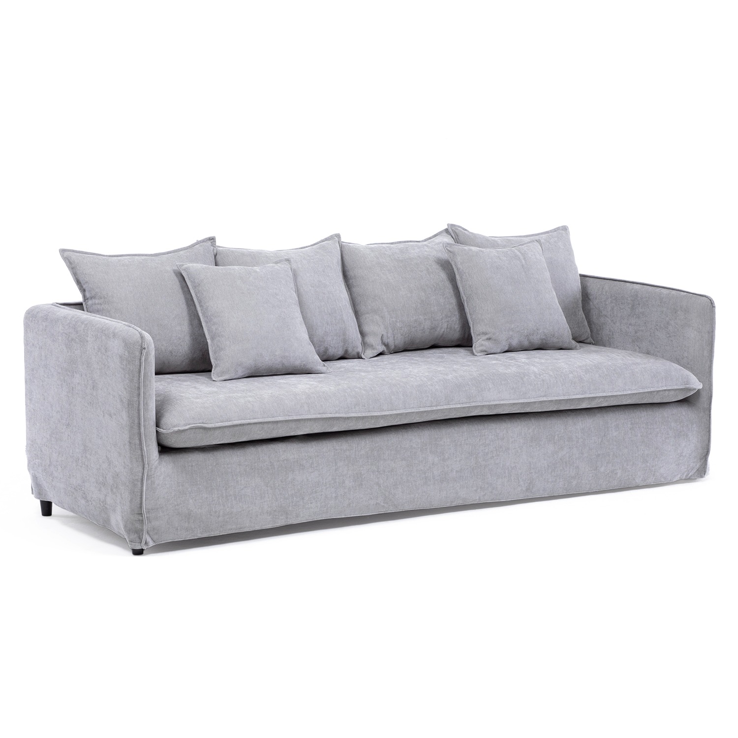 Sofa Amelie 4 Cuerpos Grey - Imagen 3