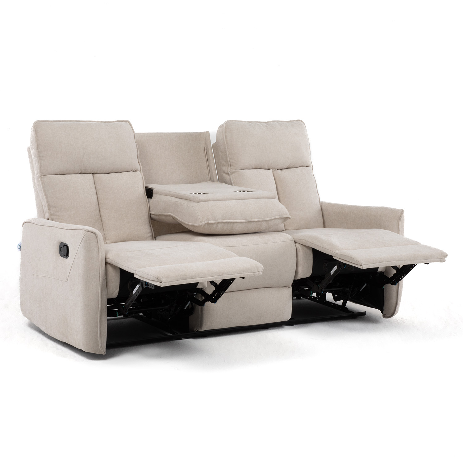 Sofa Reclinable Monaco 3 Cuerpos White - Imagen 4