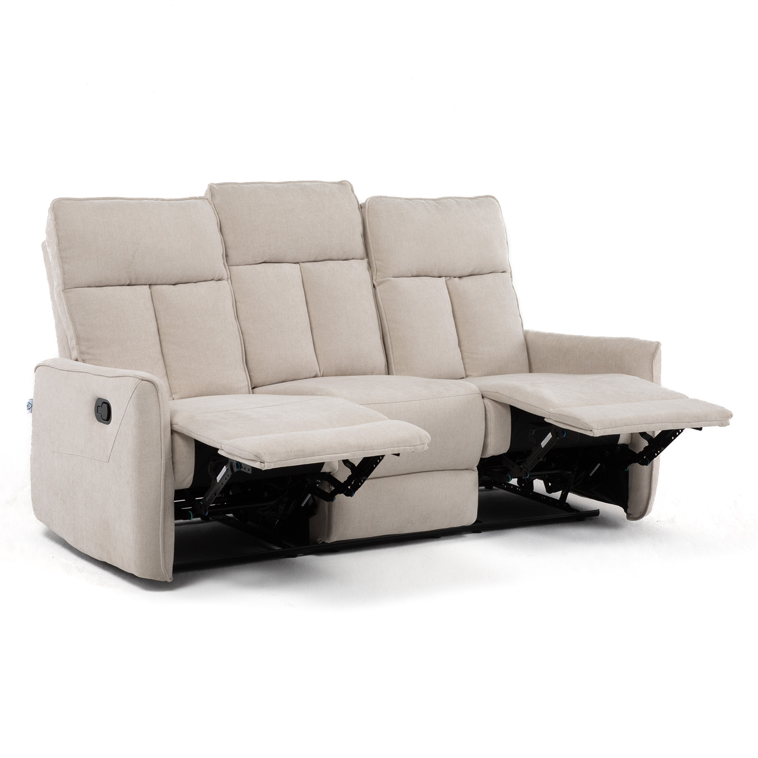 Sofa Reclinable Monaco 3 Cuerpos White - Imagen 3