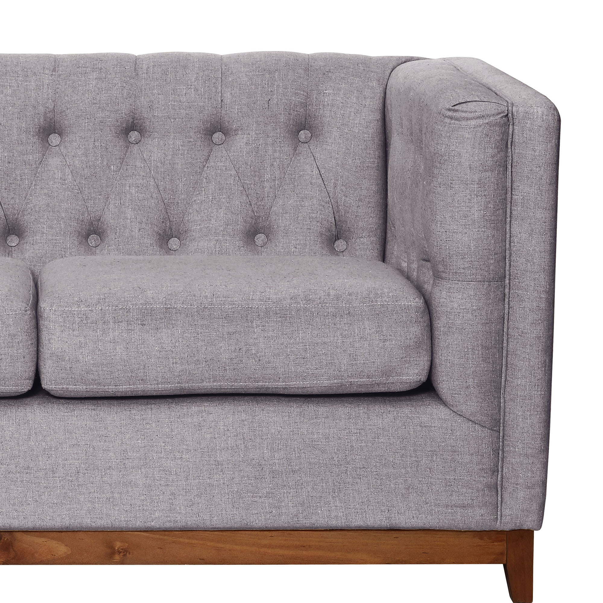 Sofá Roma 2 Cuerpos Tapiz Lino - Imagen 4