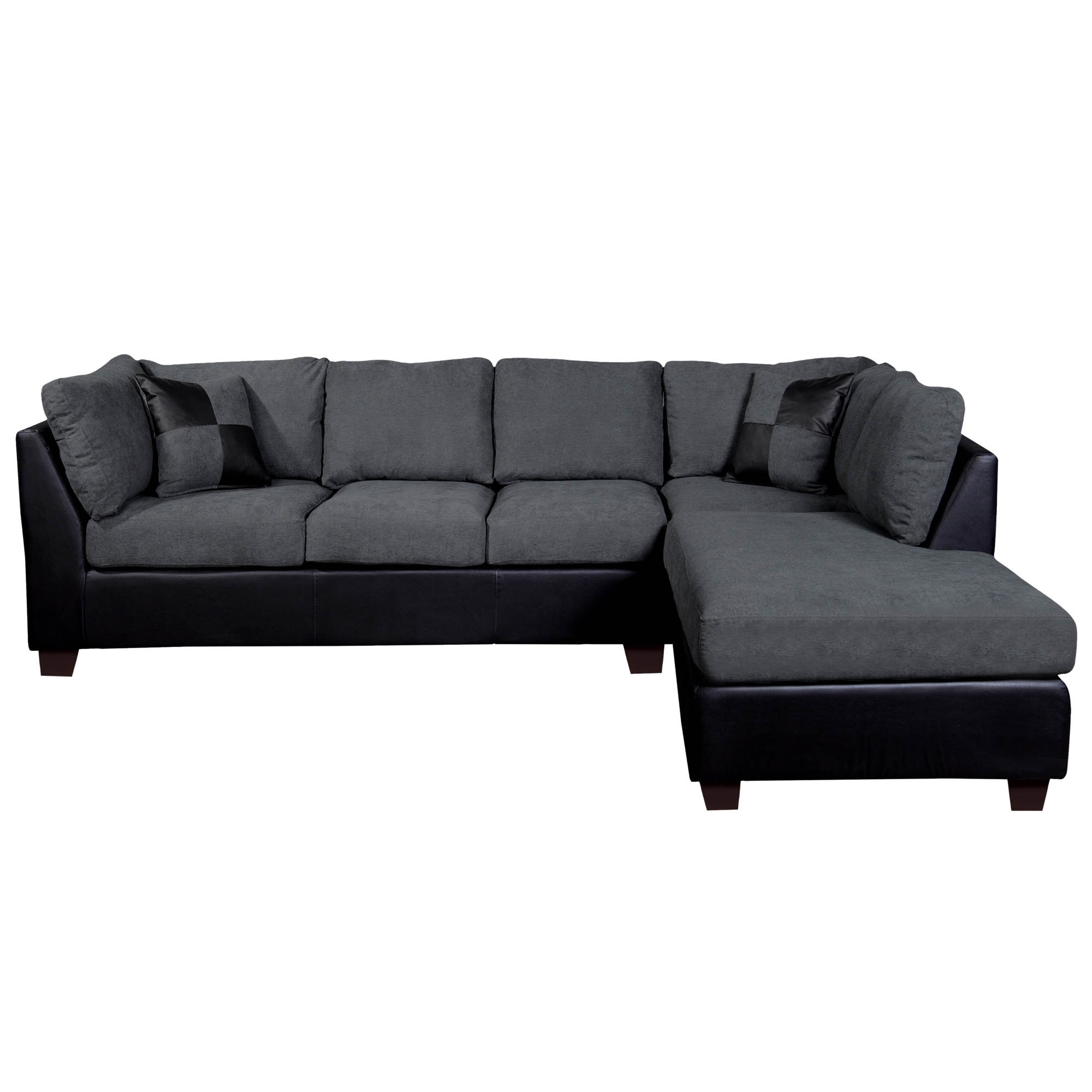Sofa Seccional Padua Derecho PU/Tela Velvet - Imagen 11