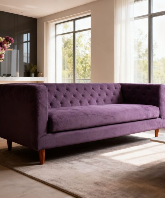 Sofa Brescia 3 Cuerpos Tapiz Velvet