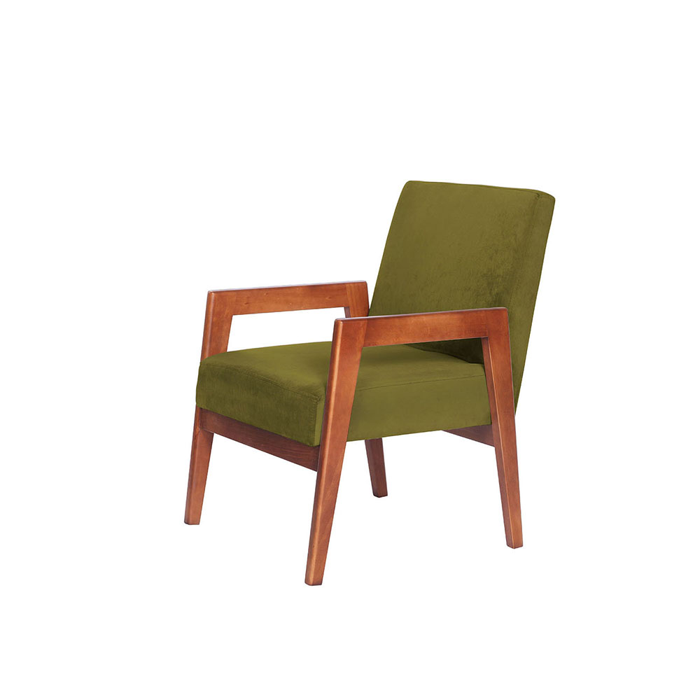 Poltrona Frankfurt Tela Velvet - Imagen 4