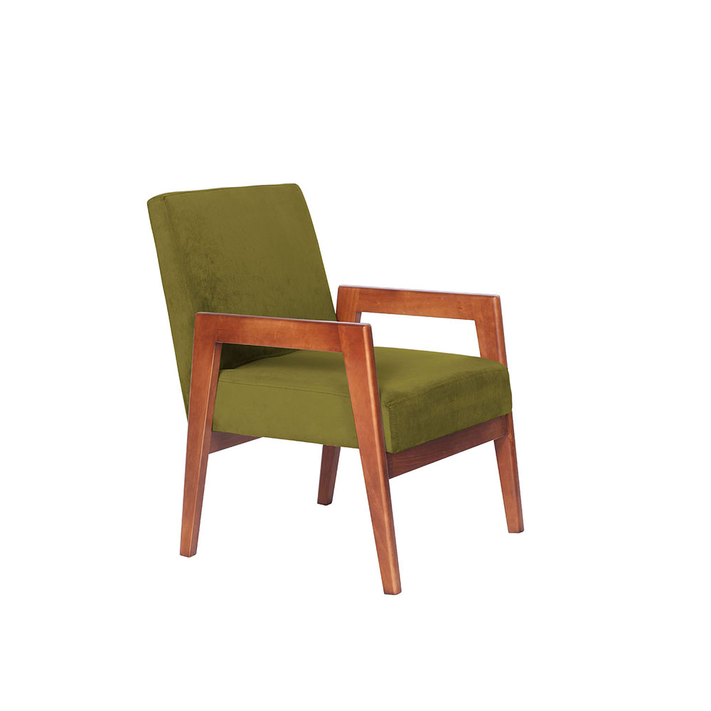 Poltrona Frankfurt Tela Velvet - Imagen 3