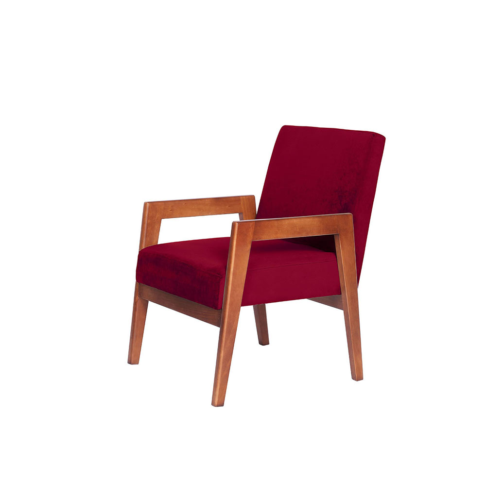 Poltrona Frankfurt Tela Velvet - Imagen 10