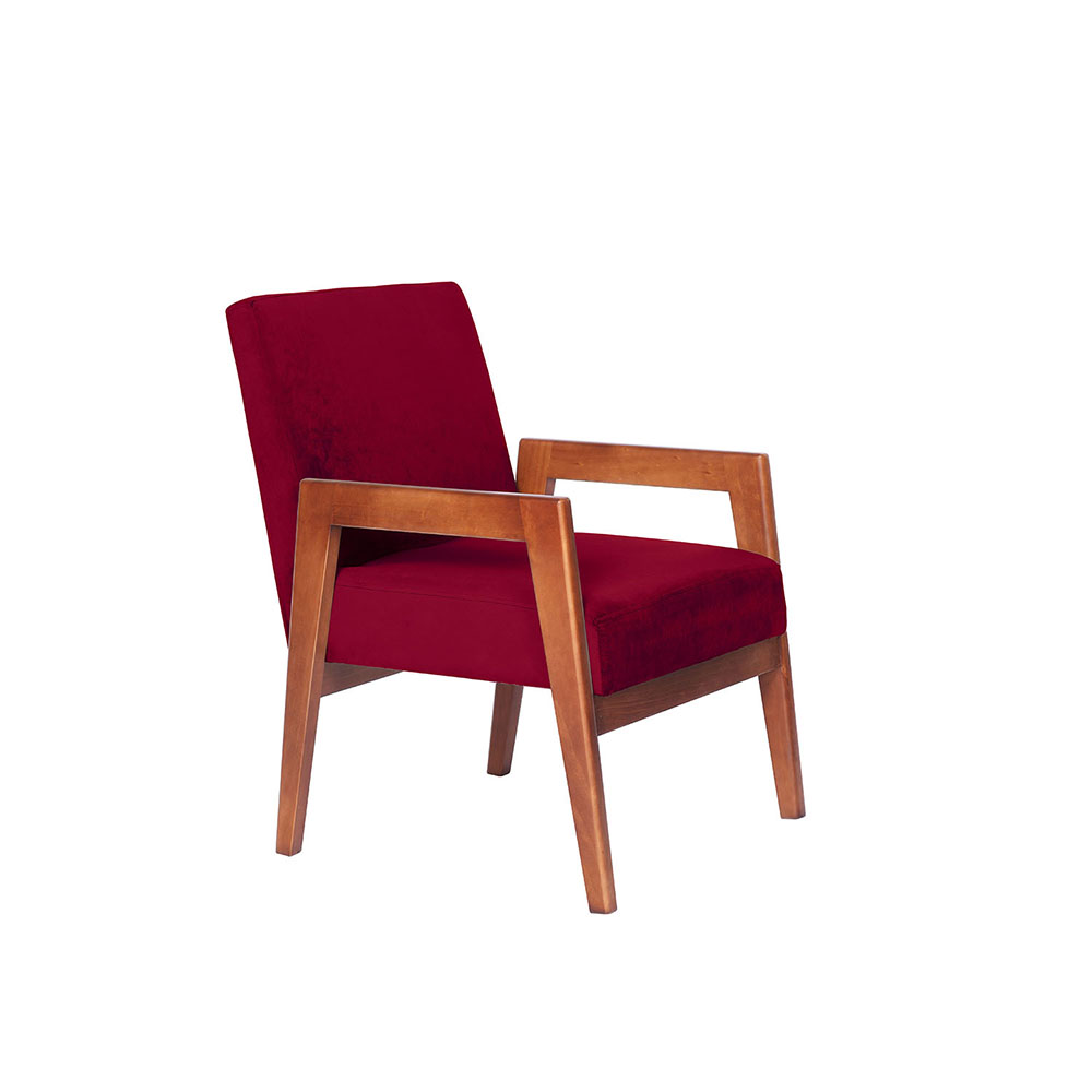 Poltrona Frankfurt Tela Velvet - Imagen 9