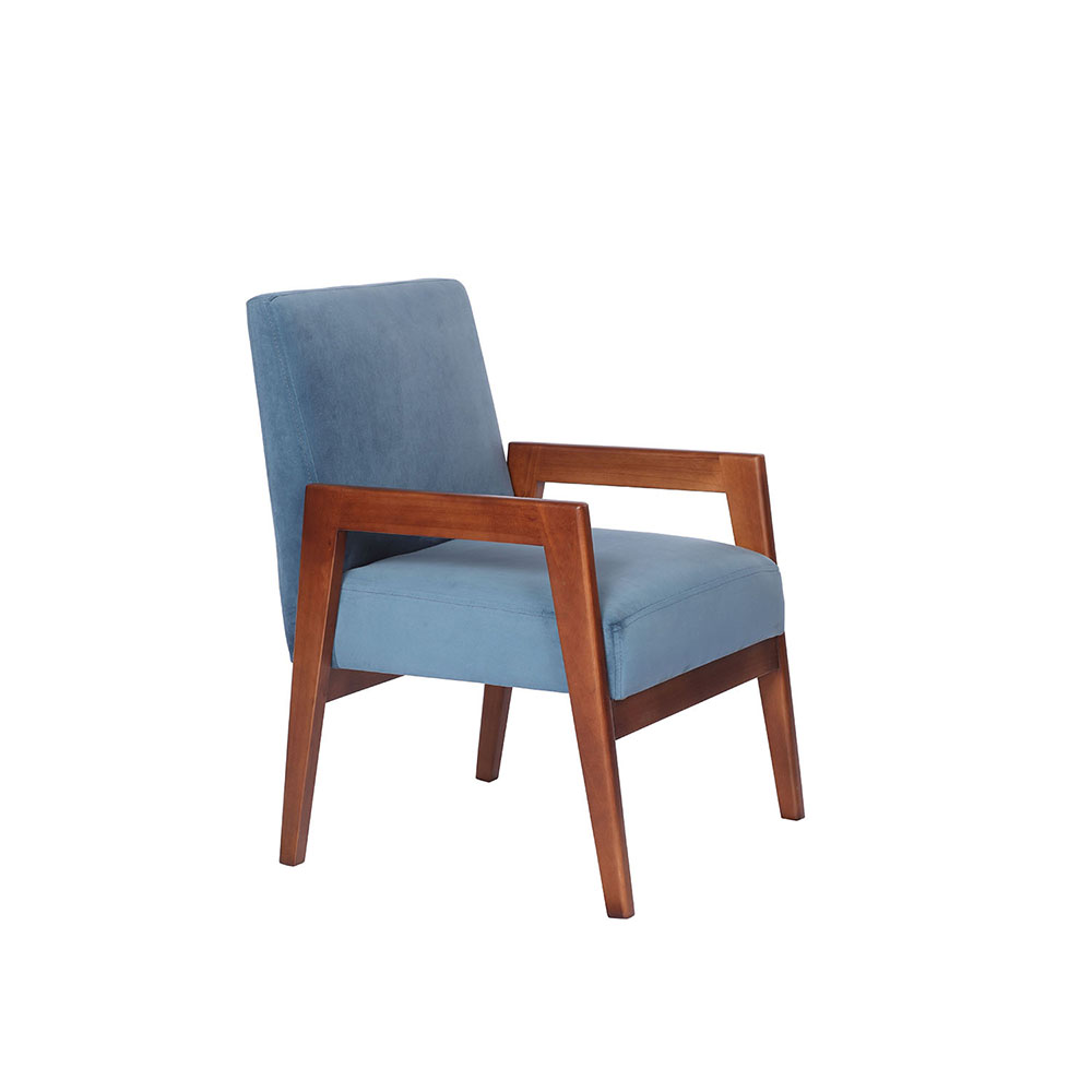 Poltrona Frankfurt Tela Velvet - Imagen 21