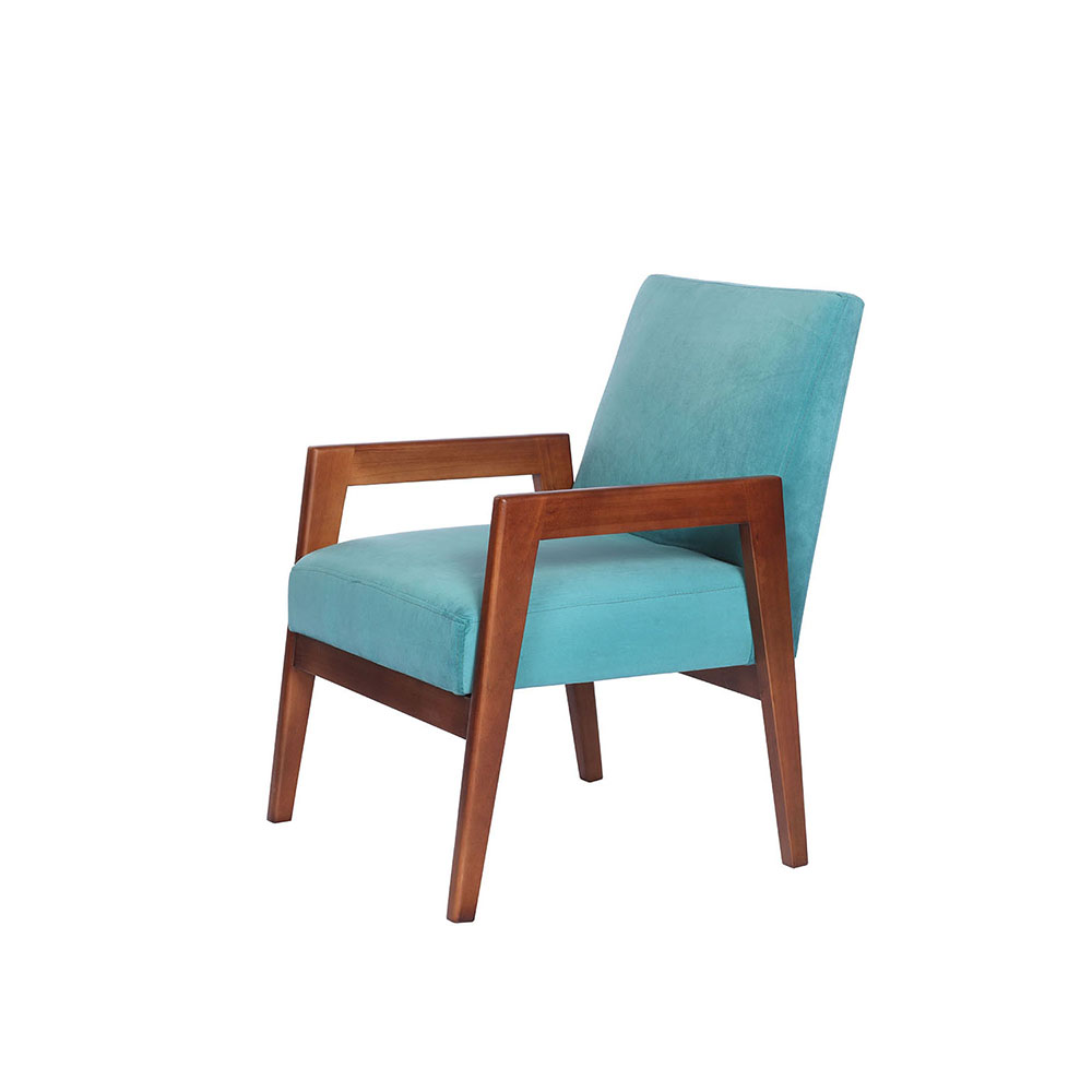 Poltrona Frankfurt Tela Velvet - Imagen 25