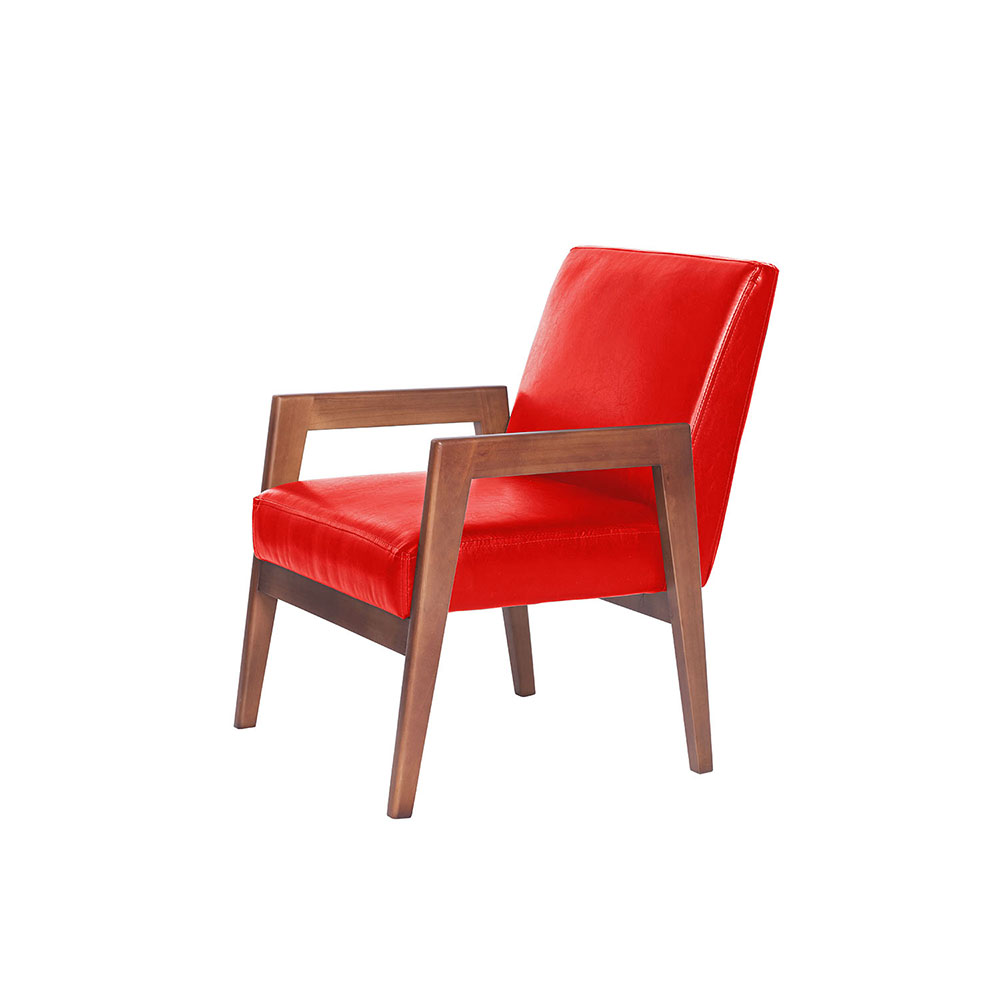 Poltrona Frankfurt Tela PU - Imagen 6