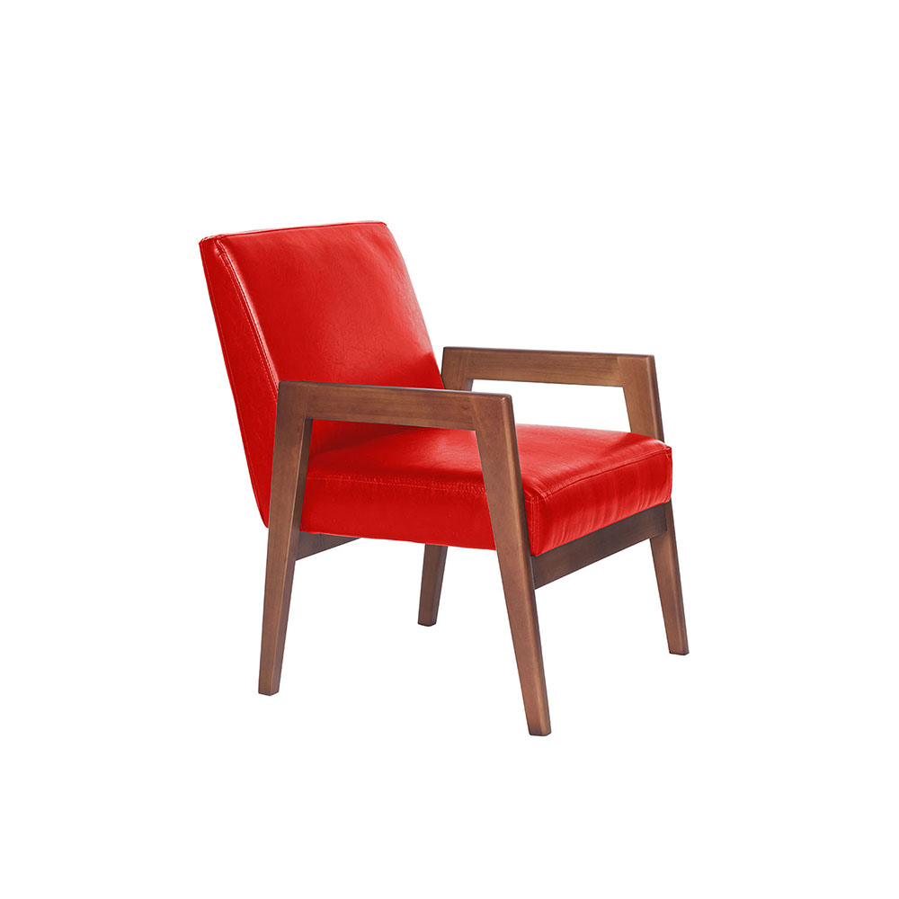 Poltrona Frankfurt Tela PU - Imagen 7