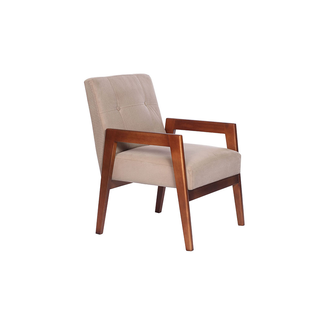 Poltrona Munich Tela Velvet - Imagen 7