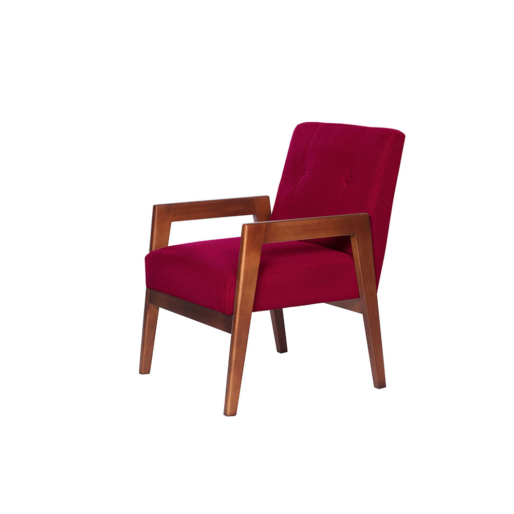 Poltrona Munich Tela Velvet - Imagen 9