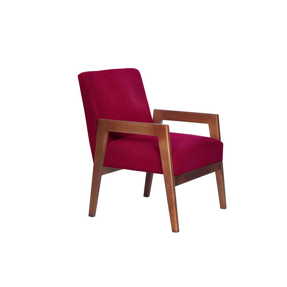 Poltrona Munich Tela Velvet - Imagen 10