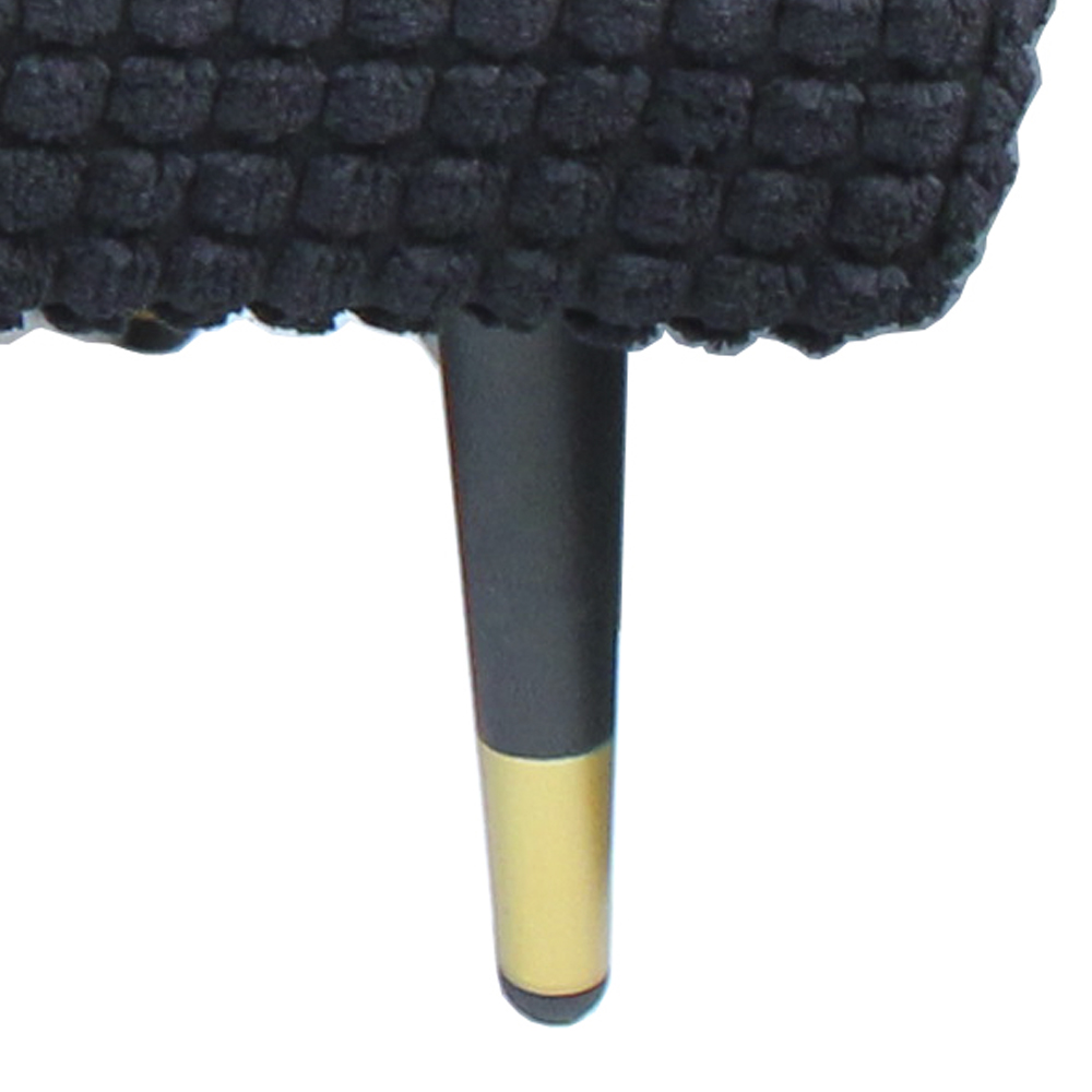 Banqueta Madrid Negra 130 cm. - Imagen 2