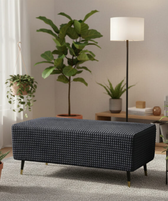 Banqueta Madrid Negra 130 cm.