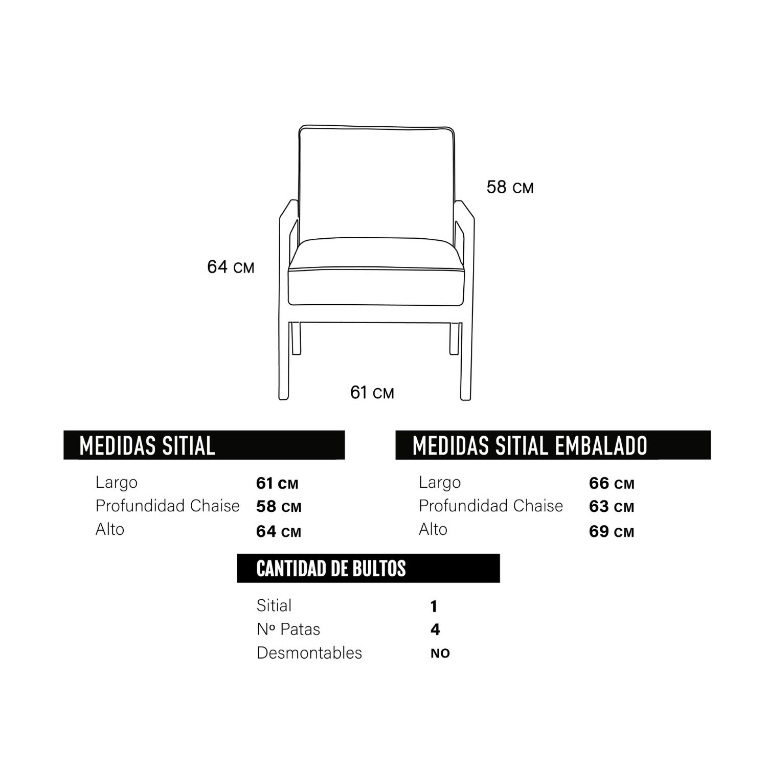 Poltrona Frankfurt Tela PU - Imagen 14