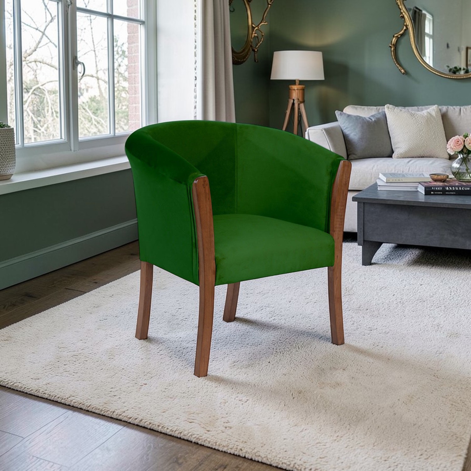 Poltrona Dortmund Tela Velvet