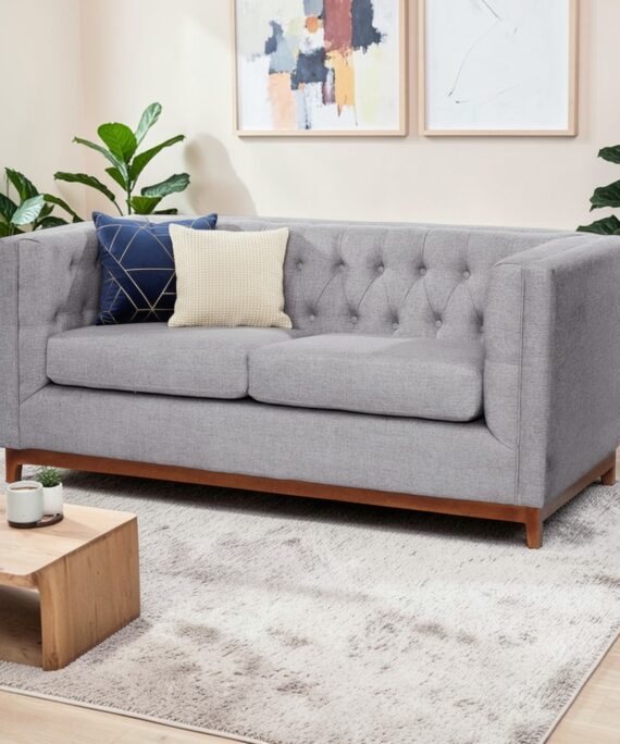 Sofá Roma 2 Cuerpos Tapiz Lino