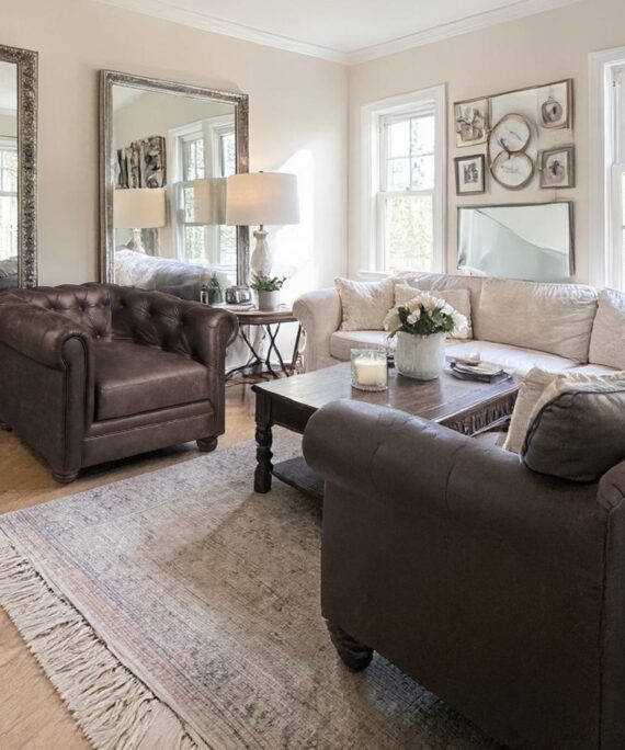 Sofa Florencia 1 Cuerpo Cuero Colorado