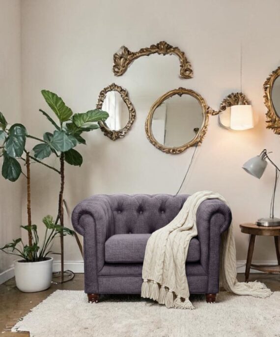 Sofa Florencia 1 Cuerpo Tapiz Lino