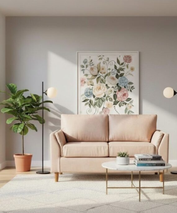 Sofá Milan 2 Cuerpos Cuero Kentucky