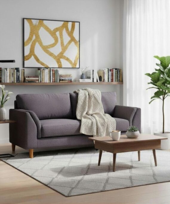 Sofá Milan 2 Cuerpos Lino Natural