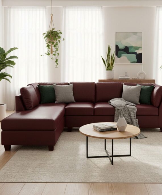 Sofa Seccional Padua Izquierdo Tapiz PU