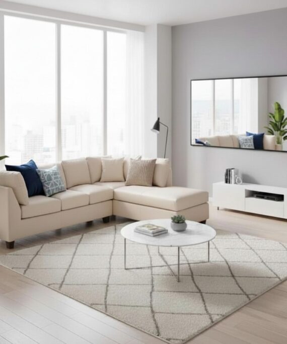 Sofa Seccional Padua Derecho Tapiz PU